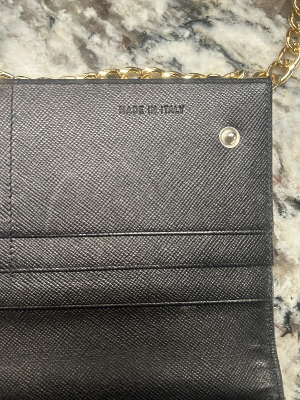 Prada Black Wallet on Chain with Gold Hardware COA and box - Picture 9 of 16
